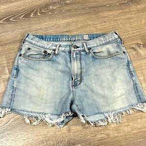 Y2K Vintage GUESS Jeans Cut Off Shorts fits womens 30